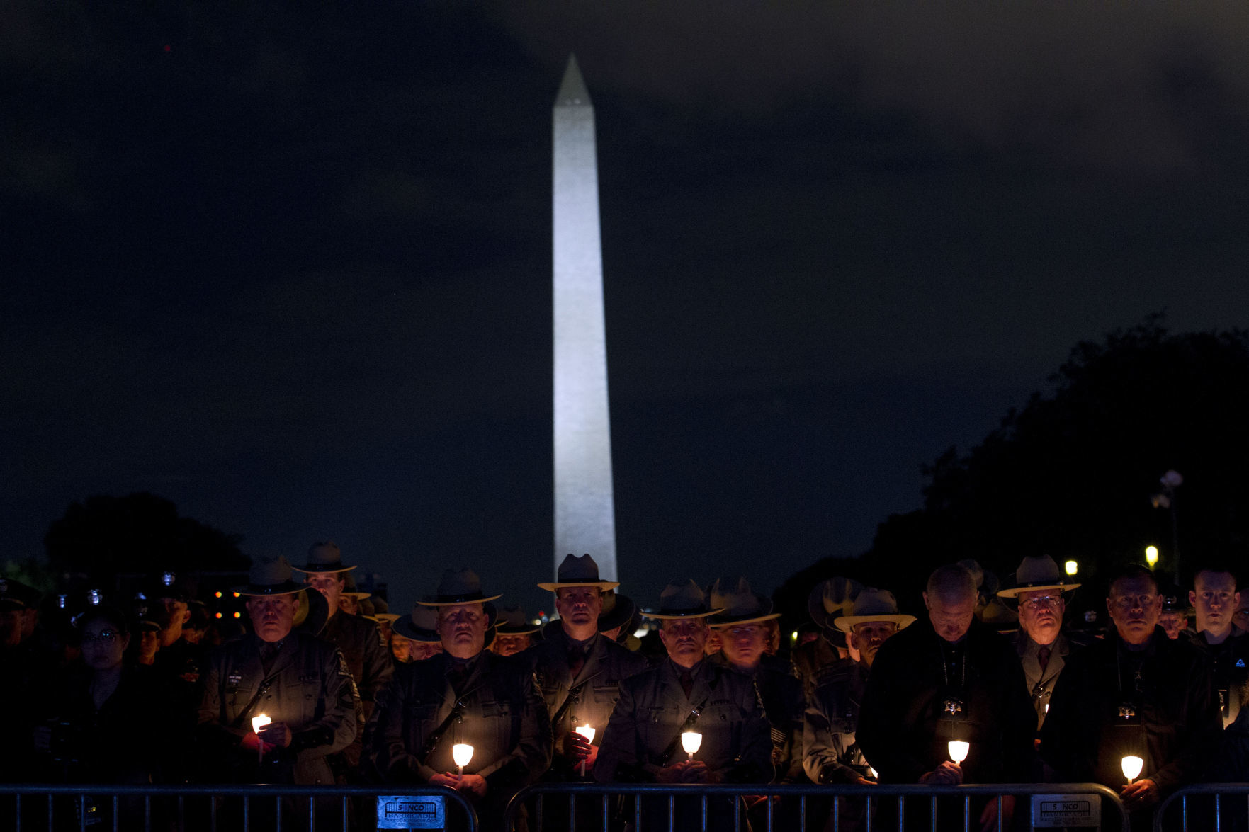 APTOPIX Law Enforcement Candlelight Vigil